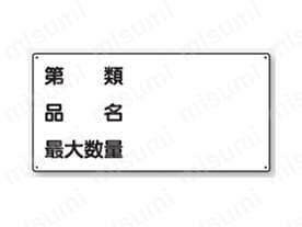 文字タイプ：第類、品名、最大数量