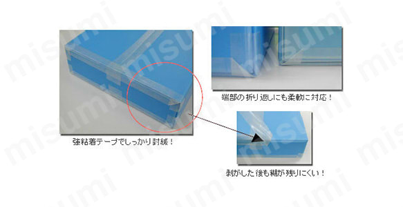 プラ段封緘用テープの使用例