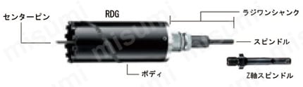 RDG-160B | ドラゴンダイヤモンドコアドリル用ヘッド/ボディ | ハウス
