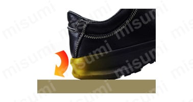 エコマーク認定 静電安全靴 エコスペック ESG3220 eco ブラック