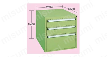 【激安】半額以下- 50%OFFの安い通販 重量作業台用 キャビネット | サカエ | MISUMI(ミスミ) タイムセール