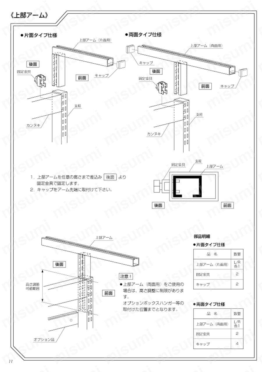 ラインシステム用オプション ボックスハンガー | サカエ | MISUMI(ミスミ)