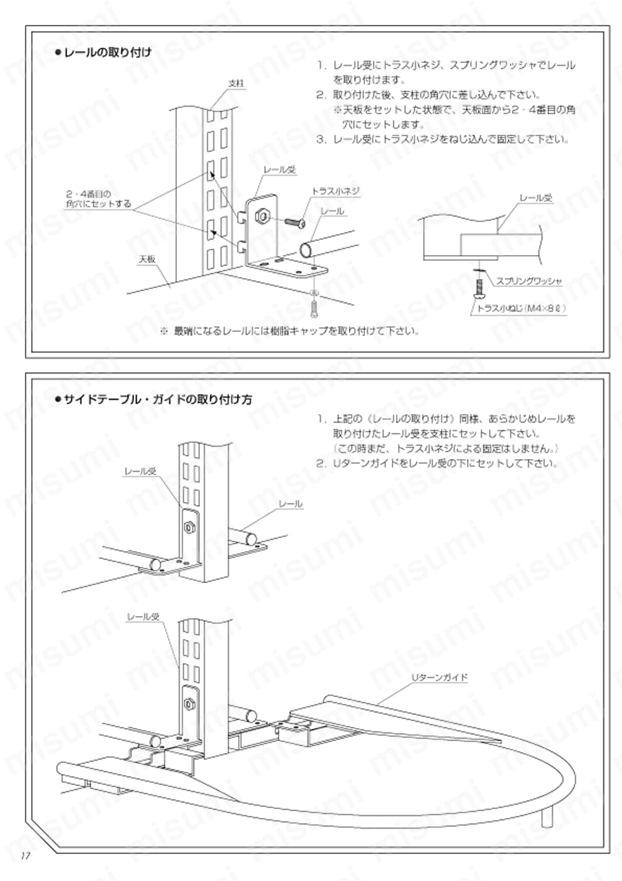 ラインシステム用オプション ボックスハンガー | サカエ | MISUMI(ミスミ)