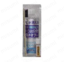 ラストオフ400ml、小ブラシ、サビ止めオイル10ml、ラストニュートラル10ml、説明書を透明ケースに入れたセット。