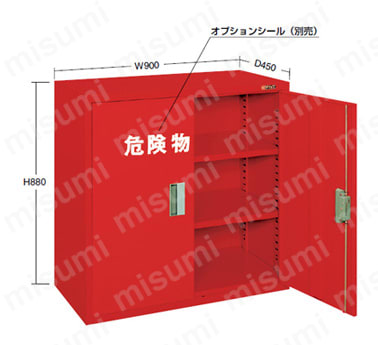 危険物保管庫ロッカー（横ケント式）