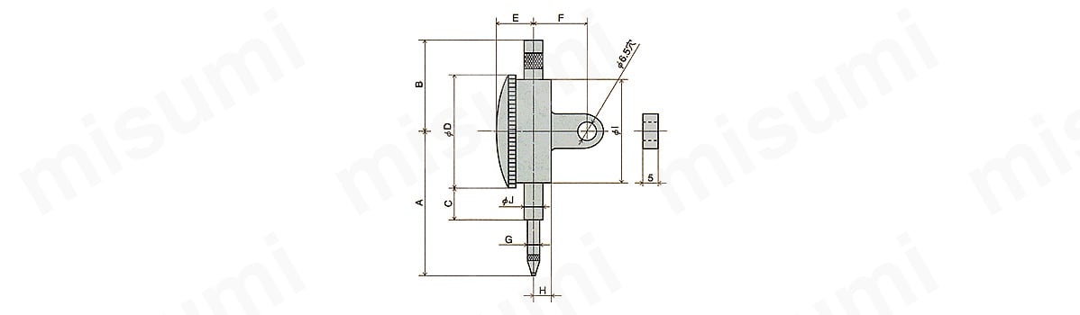 標準型ダイヤルゲージ（目量 0.01mm）:関連画像