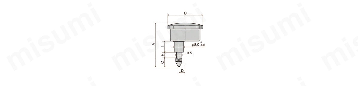 バックプランジャ形ダイヤルゲージ 0.01mm:関連画像