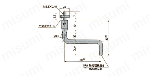 オフセット測定子 X-13 | 尾崎製作所 | MISUMI(ミスミ) オフセット測定子 X-13 | 尾崎製作所 | MISUMI(ミスミ)