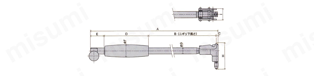 CG-3C | 浅孔用シリンダゲージ CGシリーズ | 尾崎製作所 | MISUMI(ミスミ)