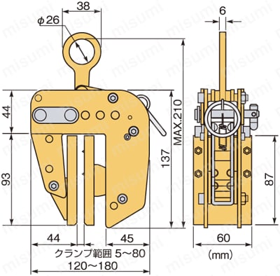 型枠・パネル吊クランプ | スーパーツール | MISUMI(ミスミ)