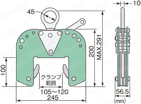 木質梁専用吊クランプ | スーパーツール | MISUMI(ミスミ)