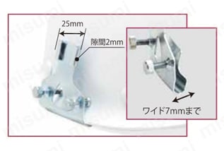 防災面用受金具 RMKNG外観図