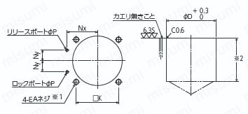 油圧複動スイングクランプ（１．５～７ＭＰａ仕様） | ナベヤ | MISUMI