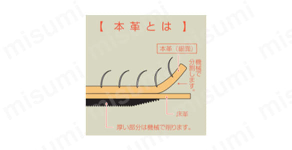 本革（銀面）、床革