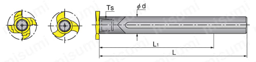 マルチマスター MM GRT（面取り用ホルダー） MM TS（T溝加工用ホルダー