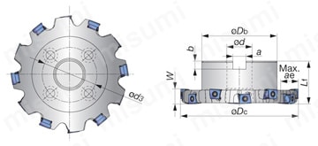 TSN15R形 TECSLOT 外形図