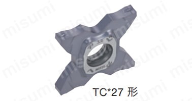STCR1616-27 | 外径溝入れ加工用バイト TetraForce-Cut STCR／L-27形