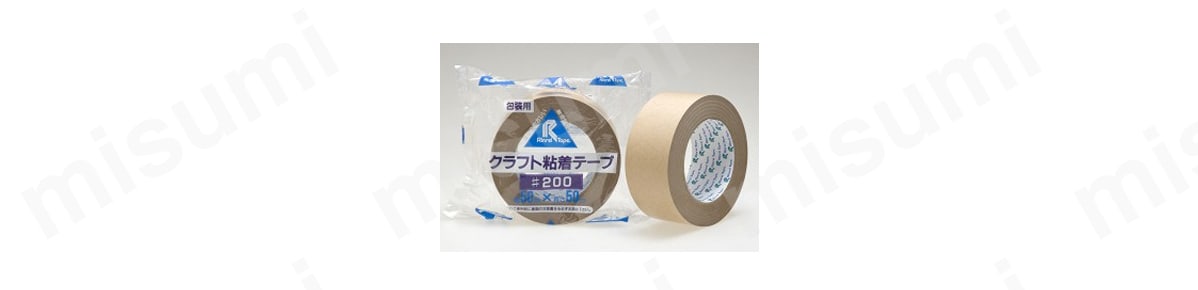 包装用 クラフトテープ No.200 リンレイテープ MISUMI(ミスミ)