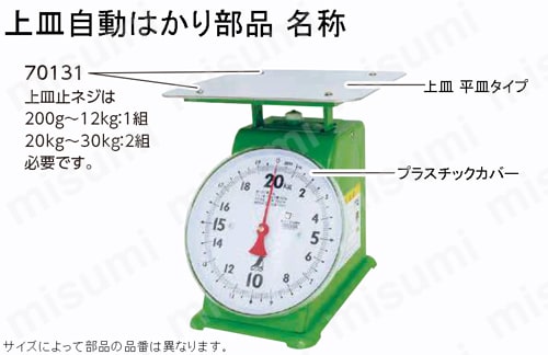上皿自動はかり（計量皿 角皿） | シンワ測定 | MISUMI(ミスミ)