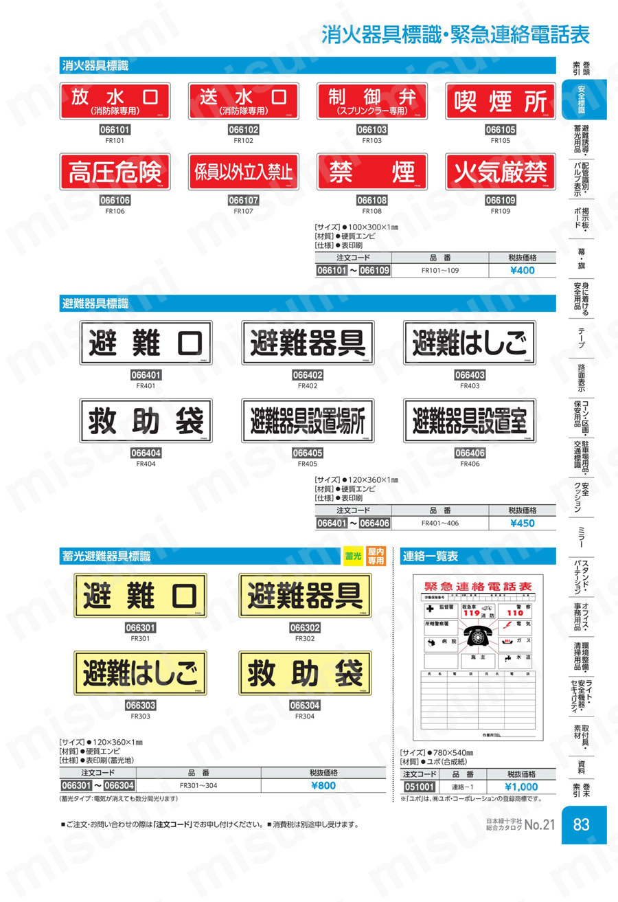 消火器具標識_4 「喫煙所」  製品特長・仕様