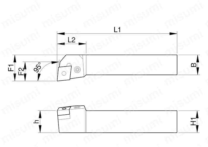 外径ホルダ PCLN型（外径・端面加工） | 京セラ | MISUMI(ミスミ)