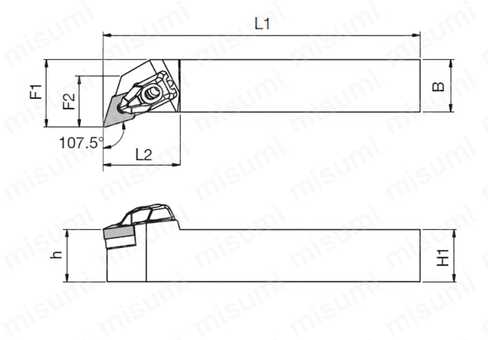 外径ホルダ DDHN型（外径・端面・倣い加工） | 京セラ | MISUMI(ミスミ)