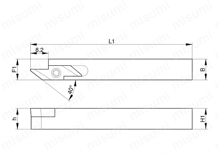 SABWR2020K-50F | SABW-50F型（切刃幅4.7mm・1パス5mm MAX