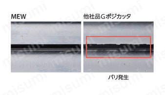 MEW型 ヘッド バリ比較