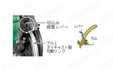 165mm深切り丸ノコ C6MBYA2 | HiKOKI(旧日立工機） | MISUMI(ミスミ)