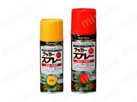 ノンフロン、脱トルエン、脱キシレン、鉛フリーで安心して使用できるスプレー。強靭な塗膜が美しいつやを長期間保ち、自動車やバイク、スチール製品などに使用される。