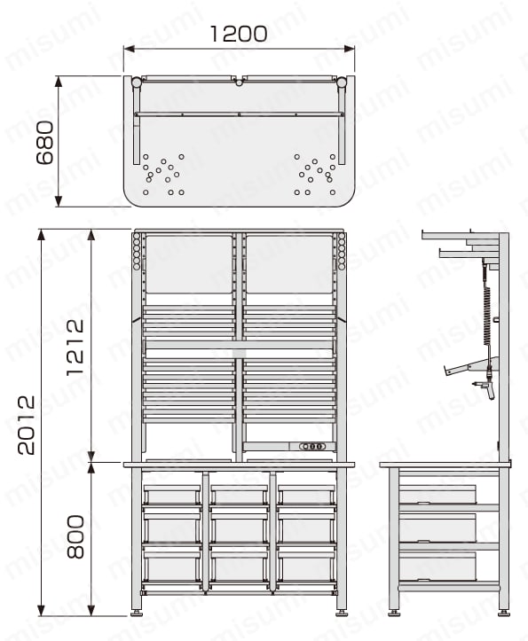 福袋 オンライン CN-FT-3 | MISUMI | MSTコーポレーション | コンテナBOX用フタ 物流コンテナ
