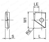 PFR フェニックスシリーズ仕上げ用ラジアスエンドミル 関連画像