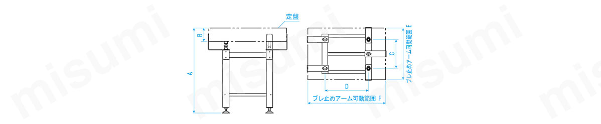 GT-4560J | 石定盤架台（組み立てタイプ） | 新潟精機（SK） | MISUMI