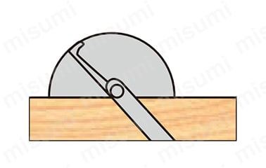 プロトラクター No.30 シルバー φ120（直径120mm） 竿目盛なし