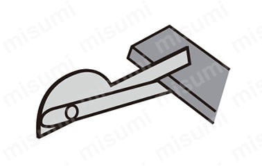プロトラクター No.30 シルバー φ120（直径120mm） 竿目盛なし