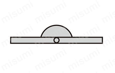 プロトラクター No.30 シルバー φ120（直径120mm） 竿目盛なし