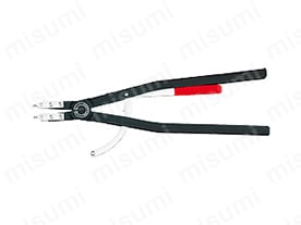【新品】KNIPEX（クニペックス）4410-J5 穴用スナップリングプライヤー 直 KNIPEX 穴用スナップリングプライヤー 直 4410ーJ5 1丁（直送品
