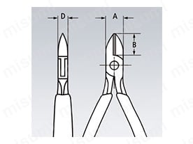 エレクトロニクスニッパー 7701-115・7701-130:関連画像