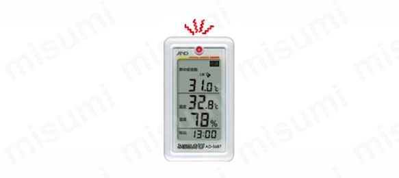 AD-5687 | くらし環境温湿度計 みはりん坊W | エー・アンド