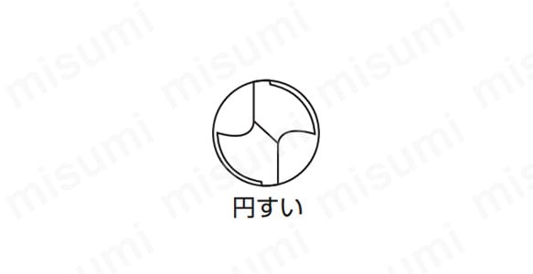 ノスドリルの寸法図A（円すい）