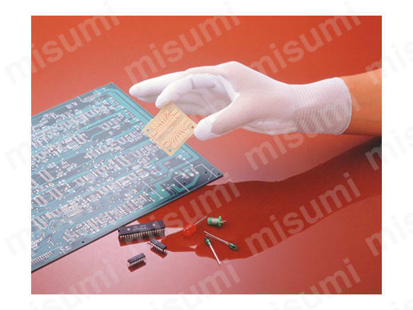 ホコリや糸くずが発生しにくいので精密機械の組立に最適。