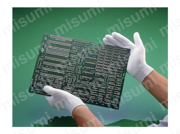 ホコリや糸くずが発生しにくいので精密機械の組立に最適。