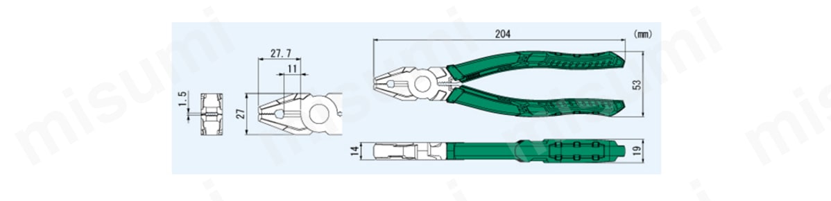 ネジザウルスRX PZ-59の寸法図。