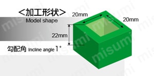 エポックメガフィードボール エボリューション ペンシルネック EMBPE3□□-ATH 深彫り加工形状