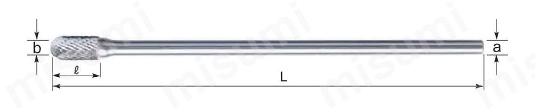超硬バー ロングシャンク シャンク径 6mm | スーパーツール | MISUMI