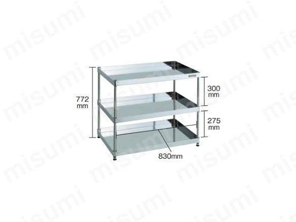 ＴＲＵＳＣＯ フェニックスワゴン 支柱 Ｈ６００ ４本入 ＴＲＵＳＣＯ ステンレスワゴン ４３０クリーンフェニックス 支柱