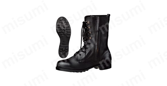 長編上安全靴 V2133 チャック（ブラック） | ミドリ安全 | MISUMI(ミスミ)