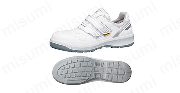 安全靴 G3695 マジックタイプ 静電（ホワイト）