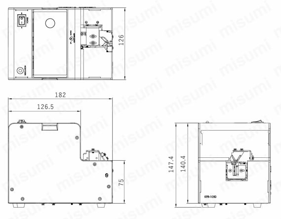 ねじ供給機 BSF-1450  外形図