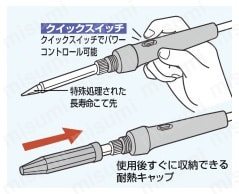 即熱はんだこて TQ-95  特長
